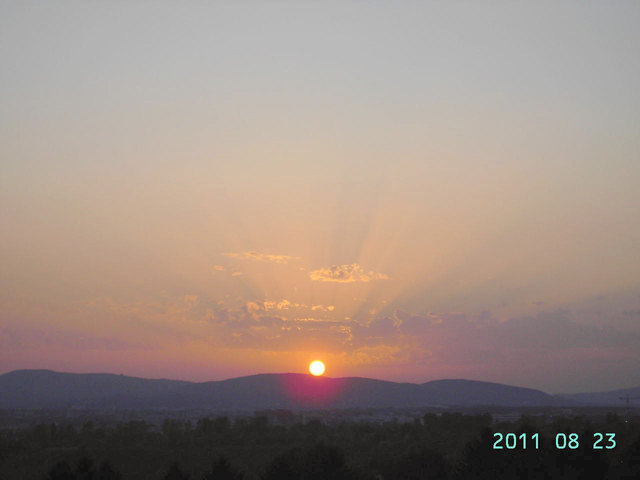 Sonnenuntergang Wienerberg