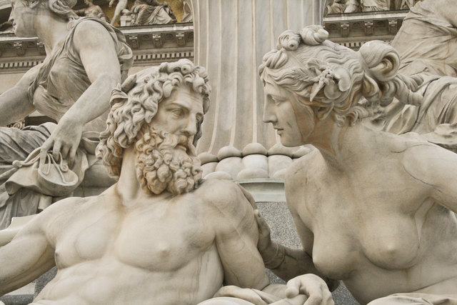 Der Inn und die Donau - was die sich wohl erzählen ...