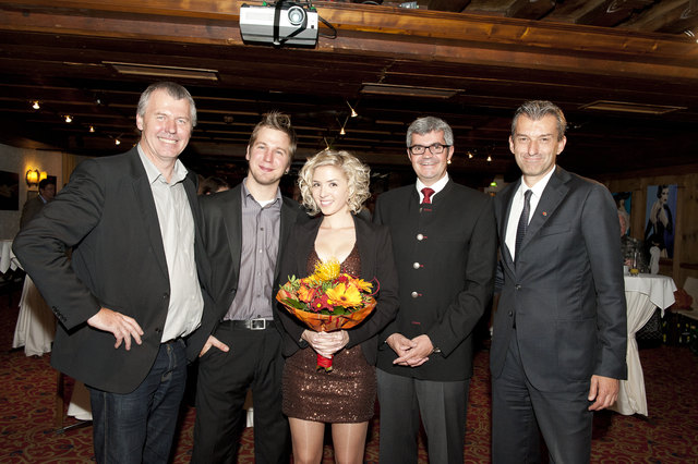 Bernhard Rangger-Seppi Hornsteiner - Lisa Grieser - Bgm. Mag. Werner Frieser - Casinodirektor Mag. Ernst Hubmann