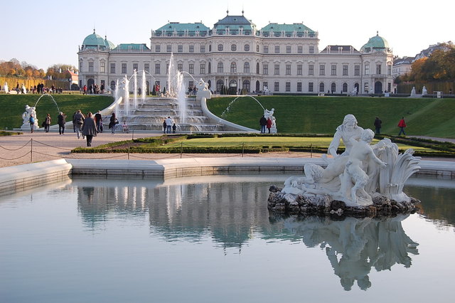 Herbstliches Velvedere