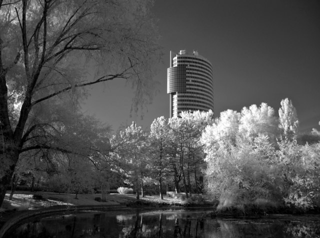 Im Wasserpark in Floridsdorf