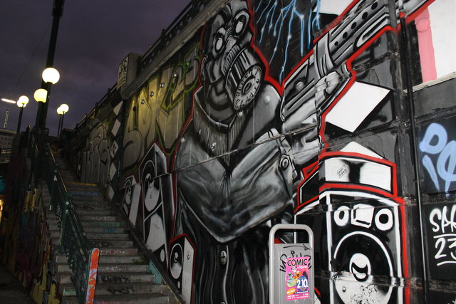 Graffitiszene Wien Rosauerlände Alsergrund