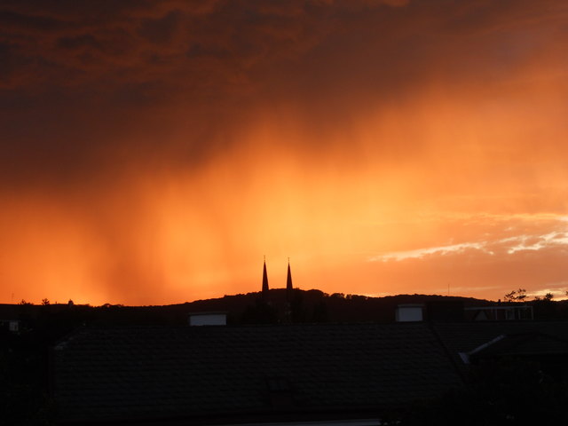 Aussicht aus meiner Wohnung Richtung Lainzerspital! Ein Traum