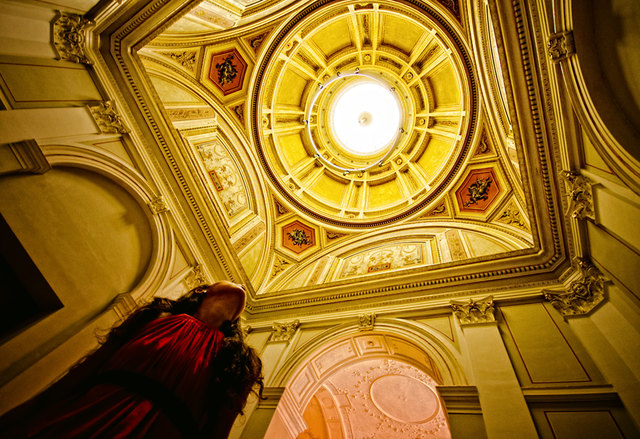 Eine ruhige Minute an der Hauptuni