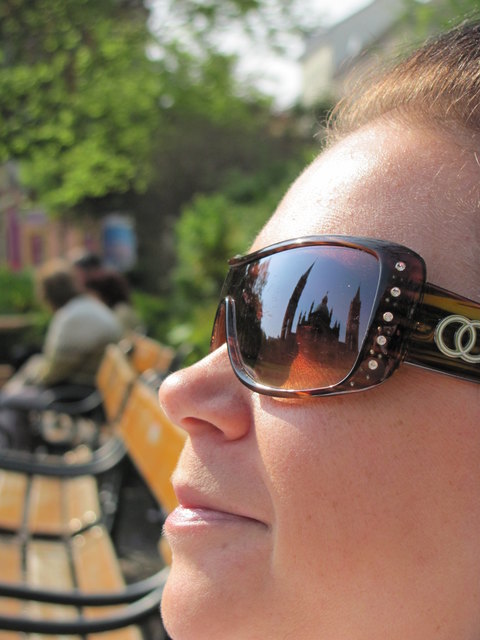 Meine Lieblingskirche in Wien immer im Auge zu haben