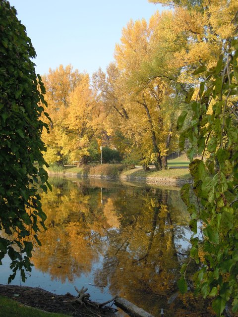 Herbst im Wasserpark