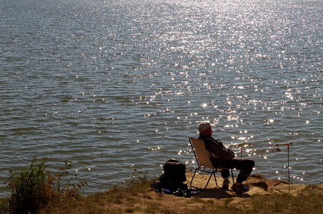 Fischer am Wienerberger See