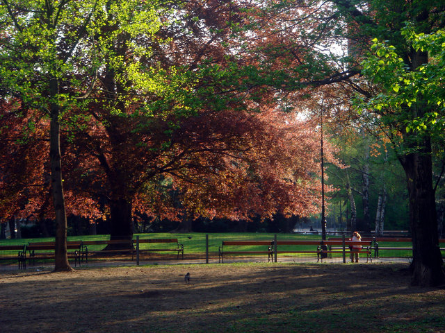 Frühling im Arenberg Park, Wien 3. Bezirk