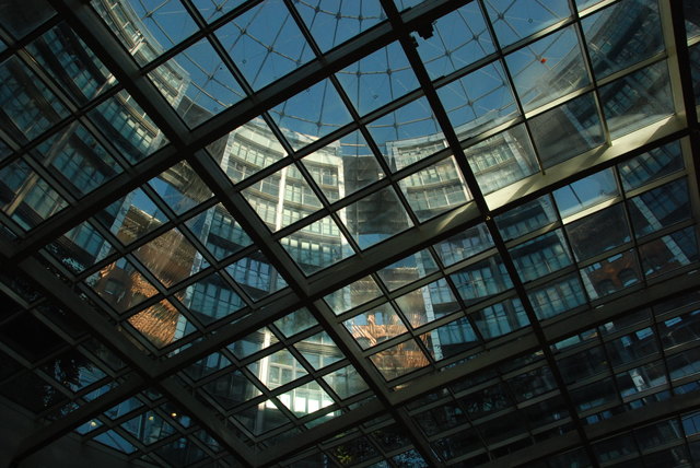 Blick Richtung Glaskuppel im Gasometer