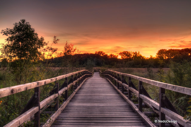 Sonnenaufgang beim Josefsteg