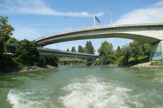 Brücken über dem Donaukanal