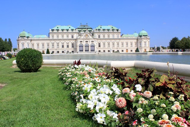 Das wunderschöne Schloss Belvedere