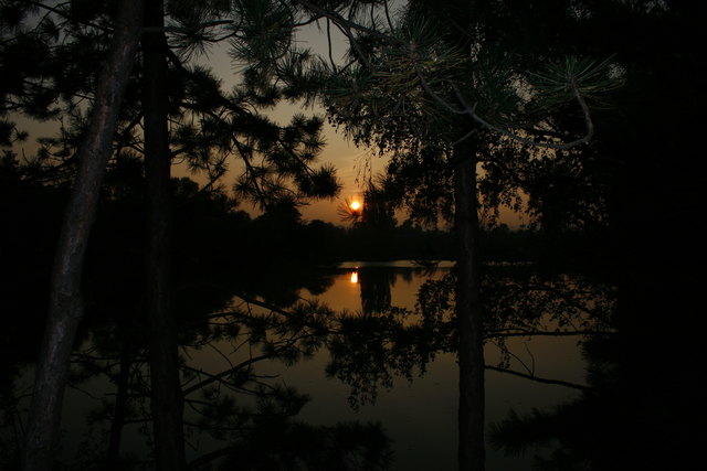 Wenn´s Nacht wird über´m Wasserpark