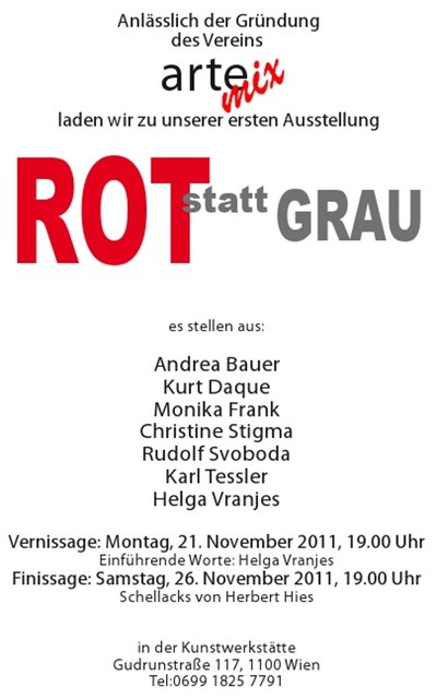 Einladung Ausstellung arteMIX