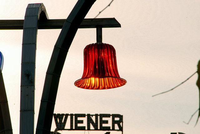 Leuchte im Wiener Prater