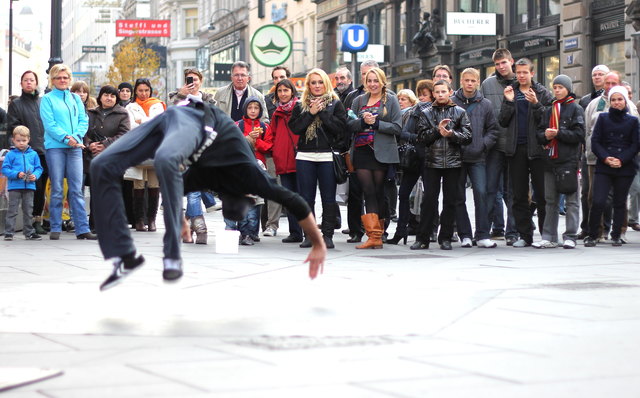 Breakdancer Stephansplatz