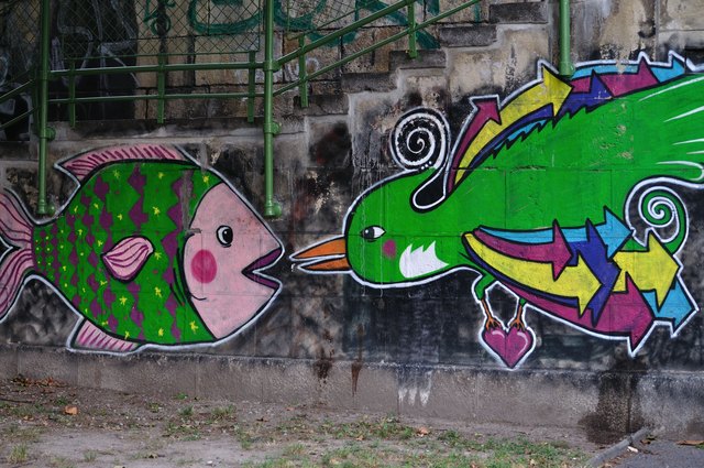 Graffiti am Donaukanal