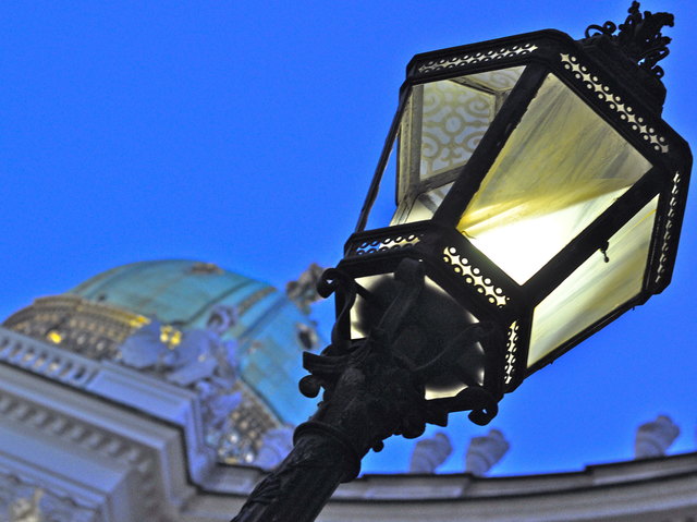 Blaue Stunde an der Hofburg