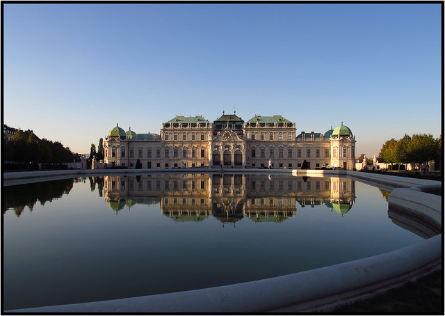 Belvedere zu später Stunde