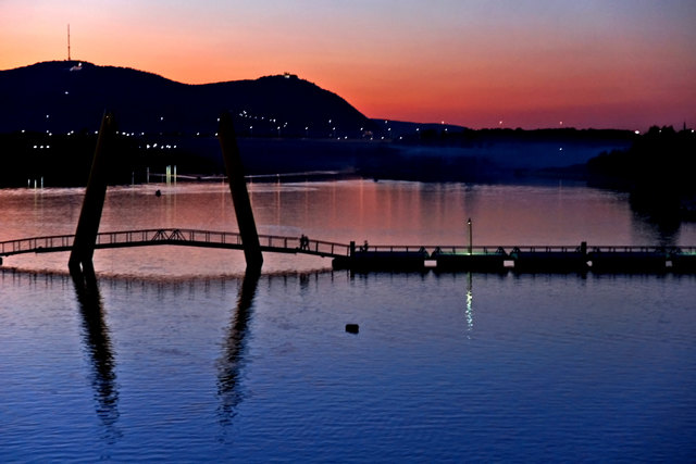 Bevor es Nacht wird (Neue Donau)