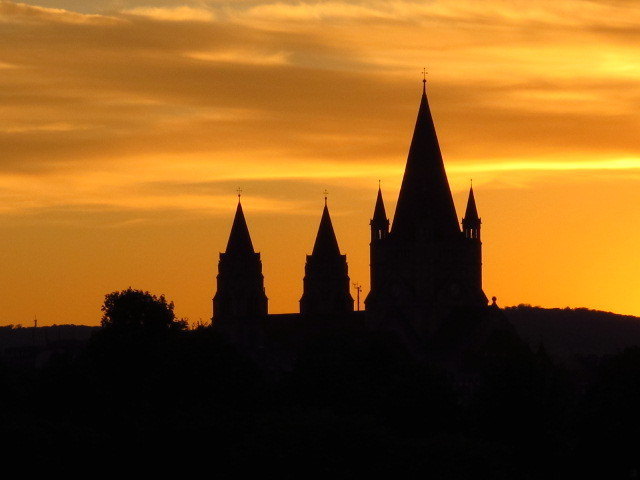 Mexikokirche im Abendlicht