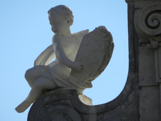 detail beim eingang belvedere