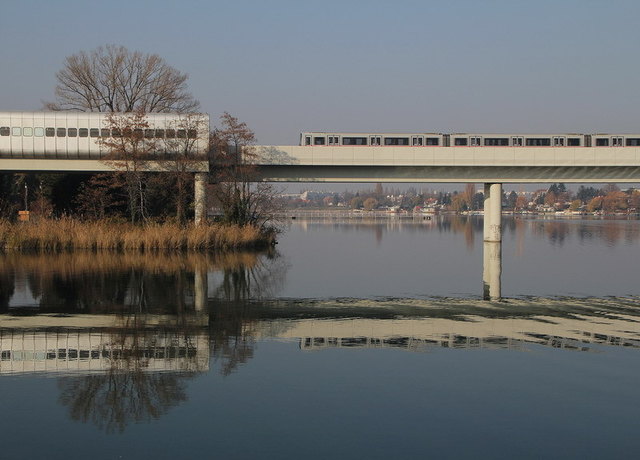 U1 Alte Donau von Eva Maria Kunz