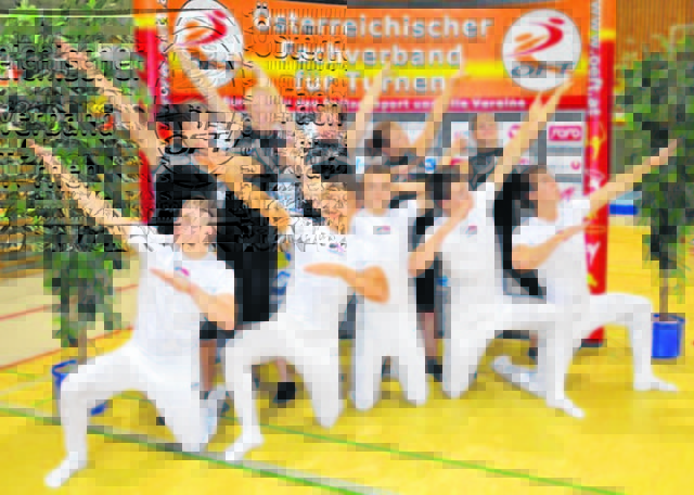 Das erfolgreiche Mixedteam mit Turnern des KTV und Villacher Turnvereins hat den ersten Schritt zur EM getätigt