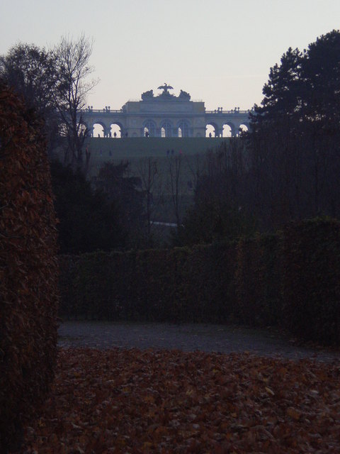 Gloriette in der Abendstunde