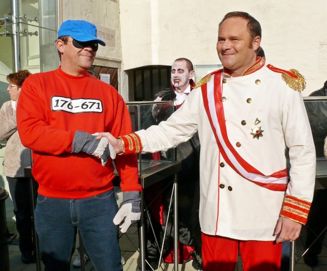 Der "Kaiser von Fischamend", Thomas Ram, war gnädig zu "Panzerknacker" Michael Burger.