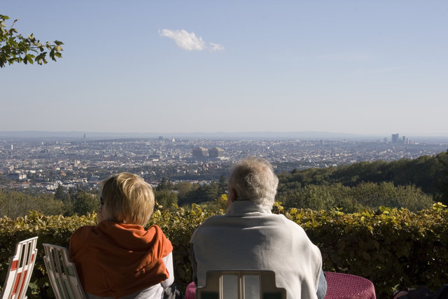Herbst über den Dächern von Wien