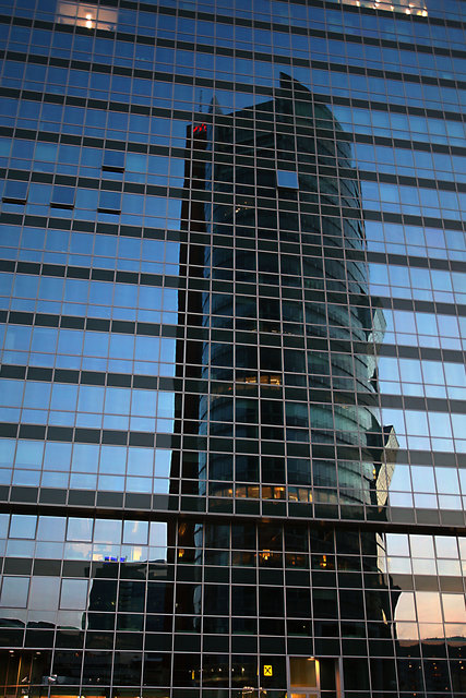 Spiegelung auf der Donauplatte