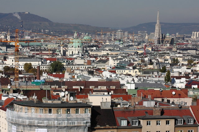 ein blick über die stadt