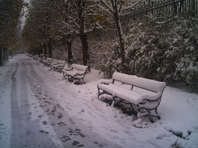 Burggarten im Winter