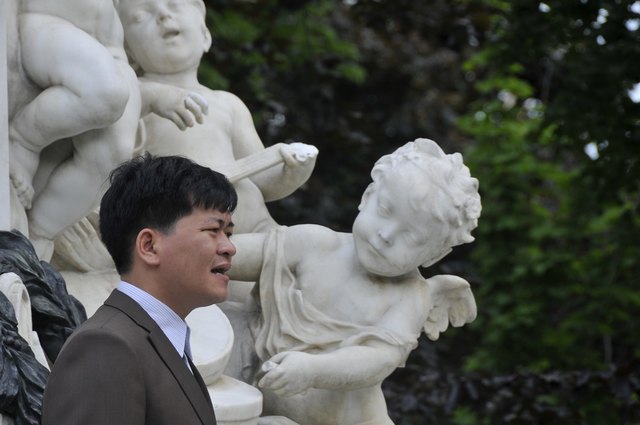 Wien gefällt nicht nur mir :-) und dem Engel scheint das auch zu gefallen