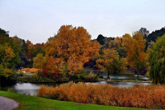 herbst im kurpark oberlaa