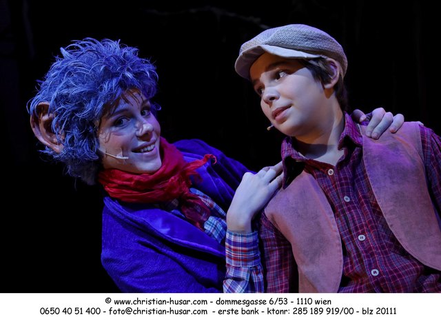 Anna-Lena Schinner als Clothilde und Philip Woloch als Pollicino begeisterten das kinderreiche Publikum. | Foto: Christian Husar