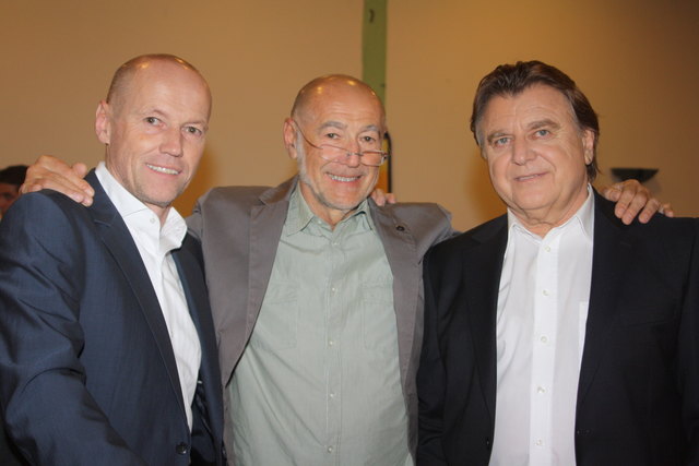 Die Resetarits-Brüder vereint: Peter, Willi und Kurt Resetarits | Foto: Michael Strini