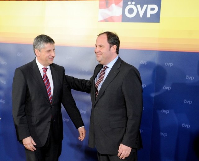 Michael Spindelegger folgt Josef Pröll | Foto: Foto:picturedesk.com/Roland Schlager