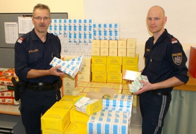 Die Zigaretten waren für eine Apotheke in Wien bestimmt. | Foto: Privat