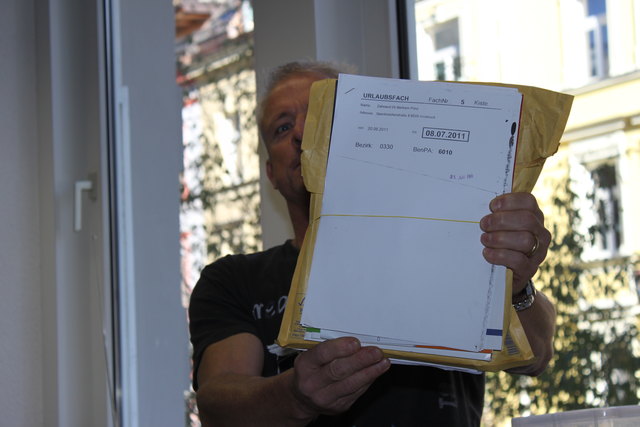 Nach drei Monaten wurde die Post aus dem Urlaubsfach kommentarlos zugestellt.