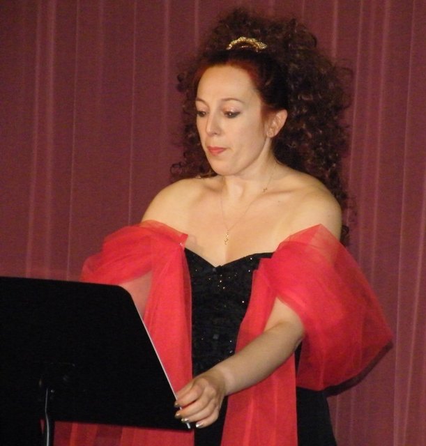 Margit Pregler ganz konzentriert