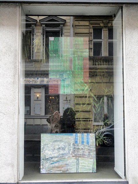 Temporäre Schaufenster-Galerie Bednar - Werke Daque