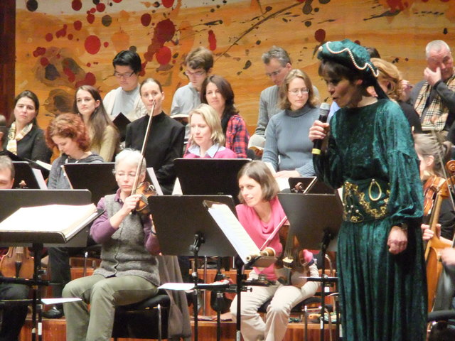 Balthasar hilft den Kindern das Weihnachtsoratorium besser zu verstehen.