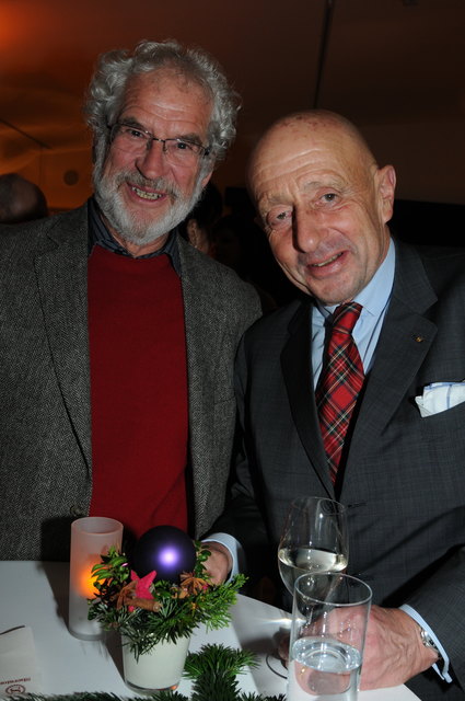 Philosophierten über Kokoskrapferl und saftige Steaks: Hans Kreuzeder und Markus Kurz.