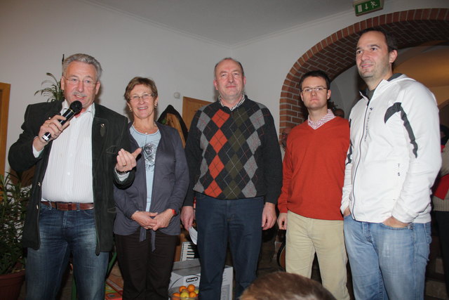 AK-Präsident Hermann Haneder, Inge Kapeller - Organisation, Leopold Kapeller Bezirksstellen-Leiter von der AK Waidhofen/Thaya - Organisation, Rene Pfisterer - FSG-Vorsitzender von NÖ und Christian Farthofer - ÖGB Landessekretär