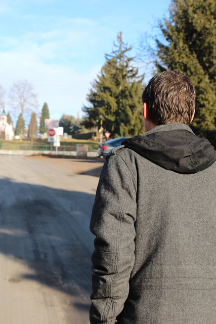 Am Tatort, vis á vis der katholischen Kirche