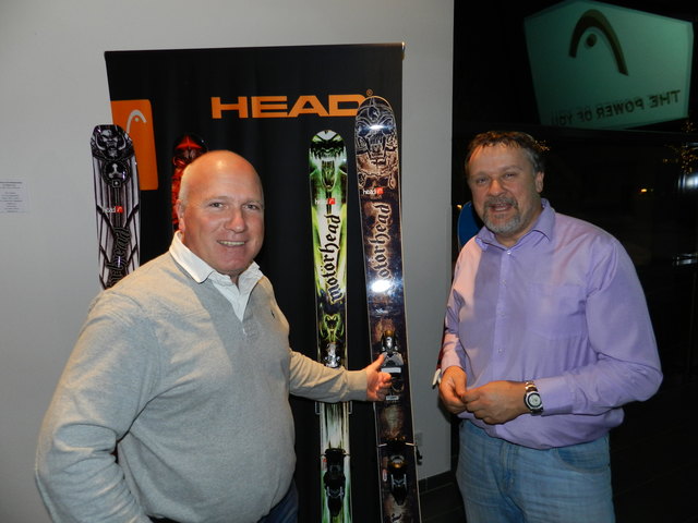 Erich Rettenmoser und Andreas Schedler als Skiexperten