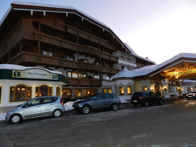 Das 5-Sterne-Hotel "Der Lärchenhof" in Erpfendorf war vom 18.-21.1.2012 die luxuriöse Unterkunft beim Head-Firmenevent "Get together"