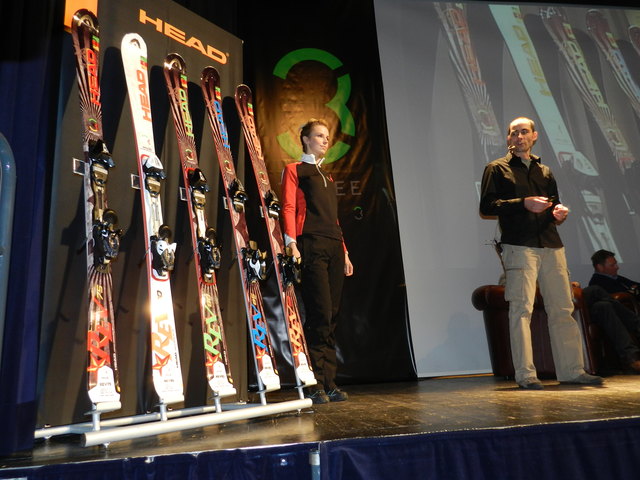 Mag. Ralf Eisenhut präsentierte die Head-Innovationen 2012/13 im Ski-, Skischuh- und Modesektor